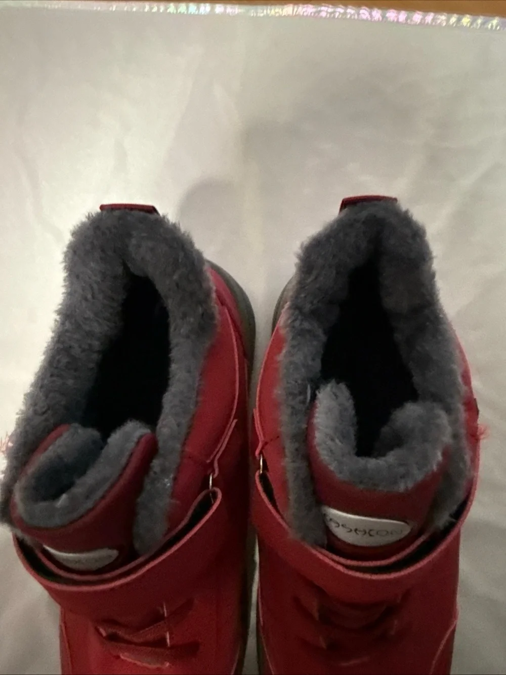 Fauean Men Boots Winter High Top Plush Insoles Non Slip Warm Size EU42 (US 9)NEW